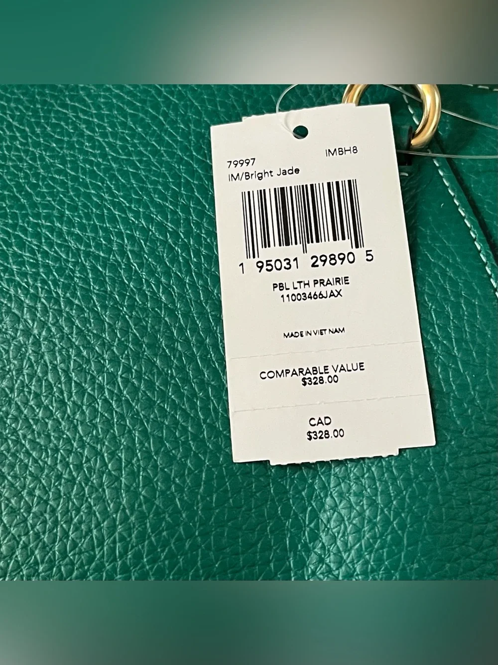Coach Prairie Satchel 79997 IM/Bright Jade